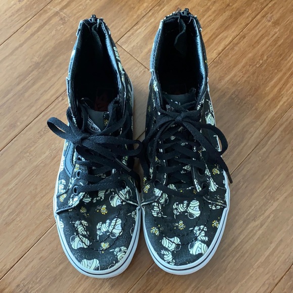 snoopy high top vans